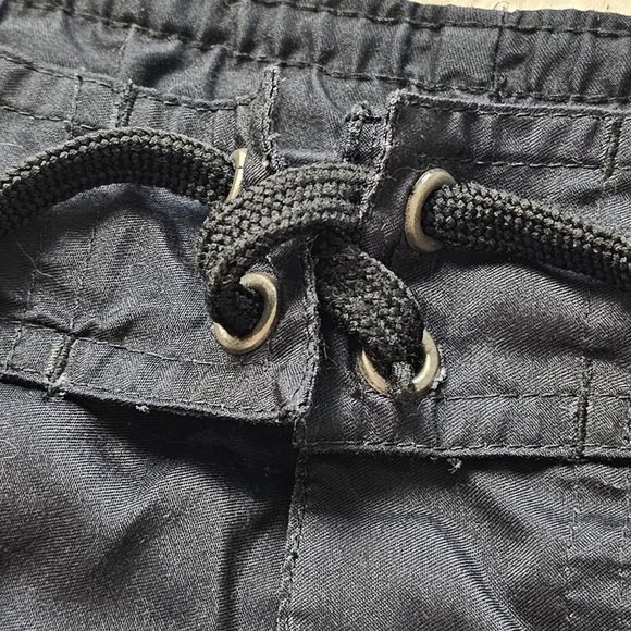 Red Camel Black and Red Plaid Hawaiian Print Lined Swim Trunks M - Picture 4 of 8